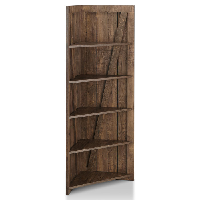 Union Rustic Jordanas Corner Bookcase & Reviews Wayfair
